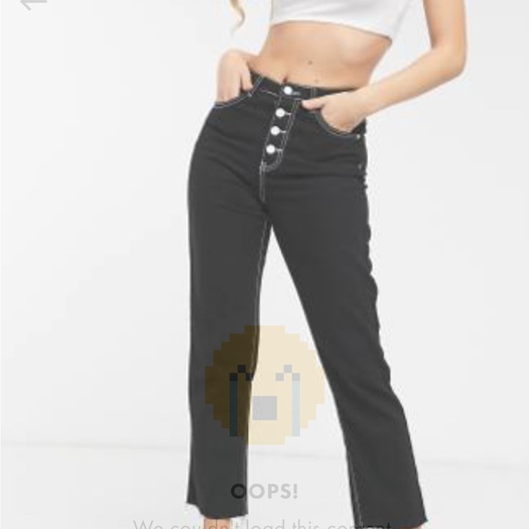 Missguided Black Ankle & Cropped Jeans NWOT - Picture 1 of 4